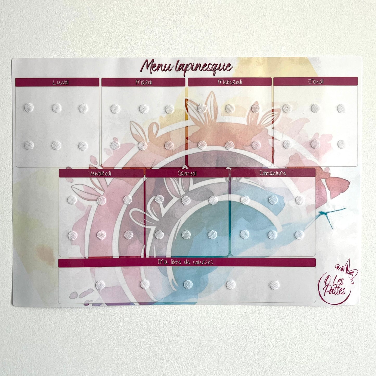 Organisateur de repas Lapinesque Family - Astic’Home