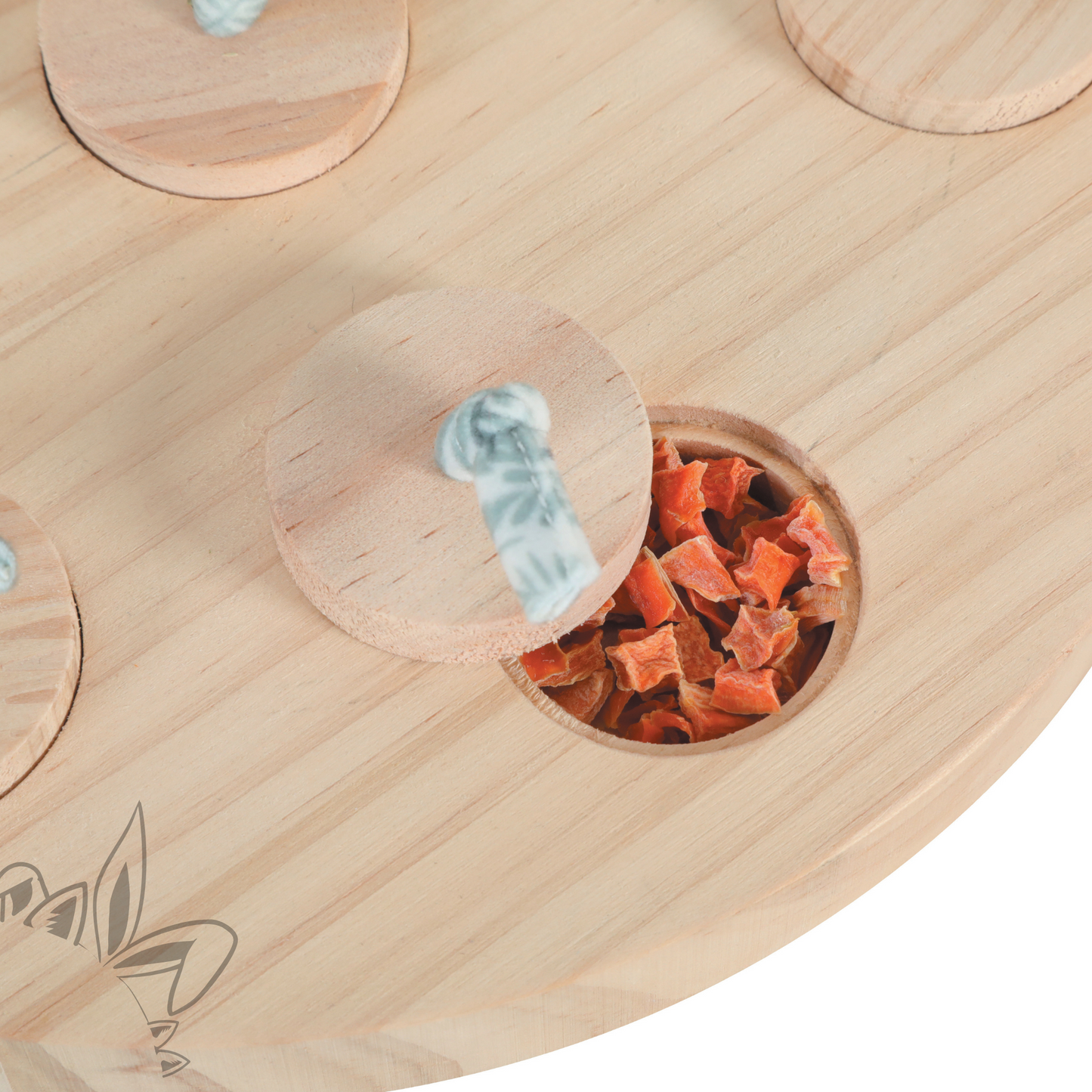 Jeu d’intelligence en bois pour lapin neolife zolux