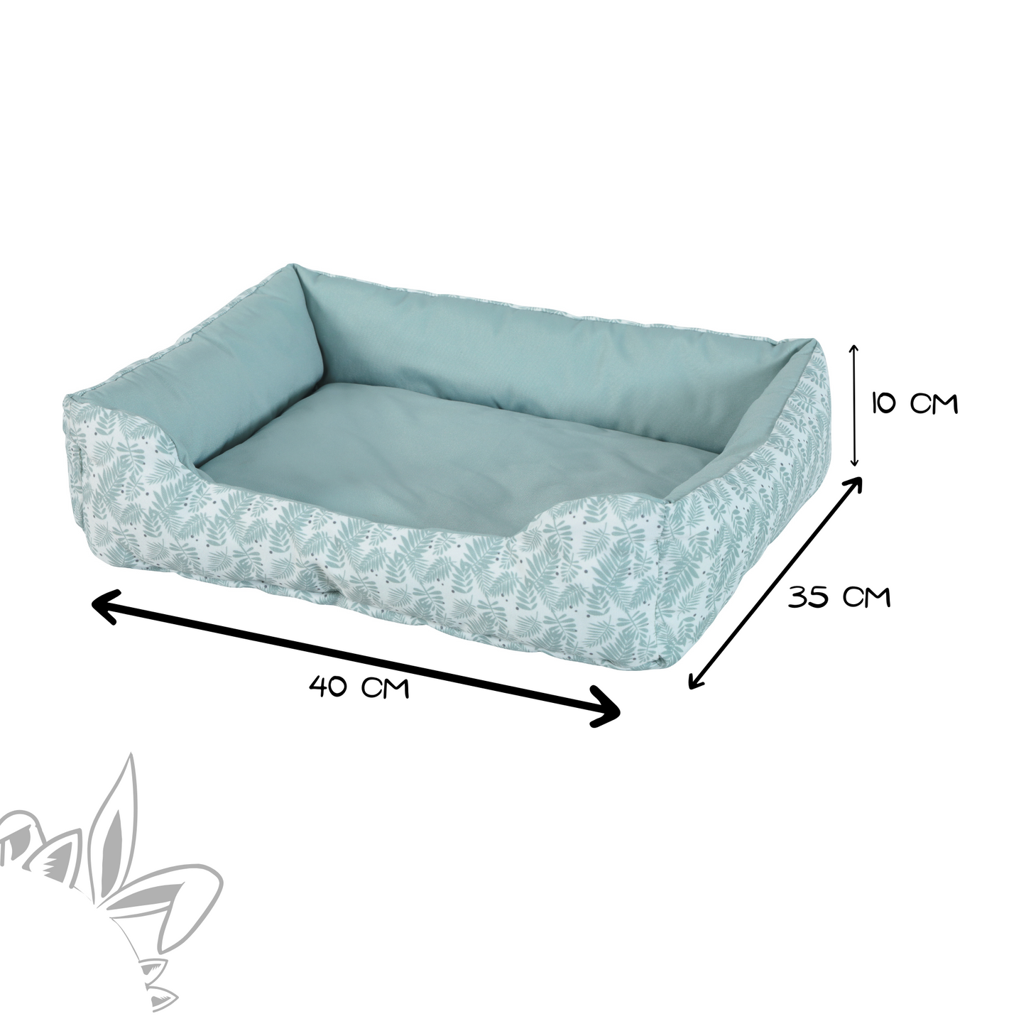 Coussin et corbeille pour lapin