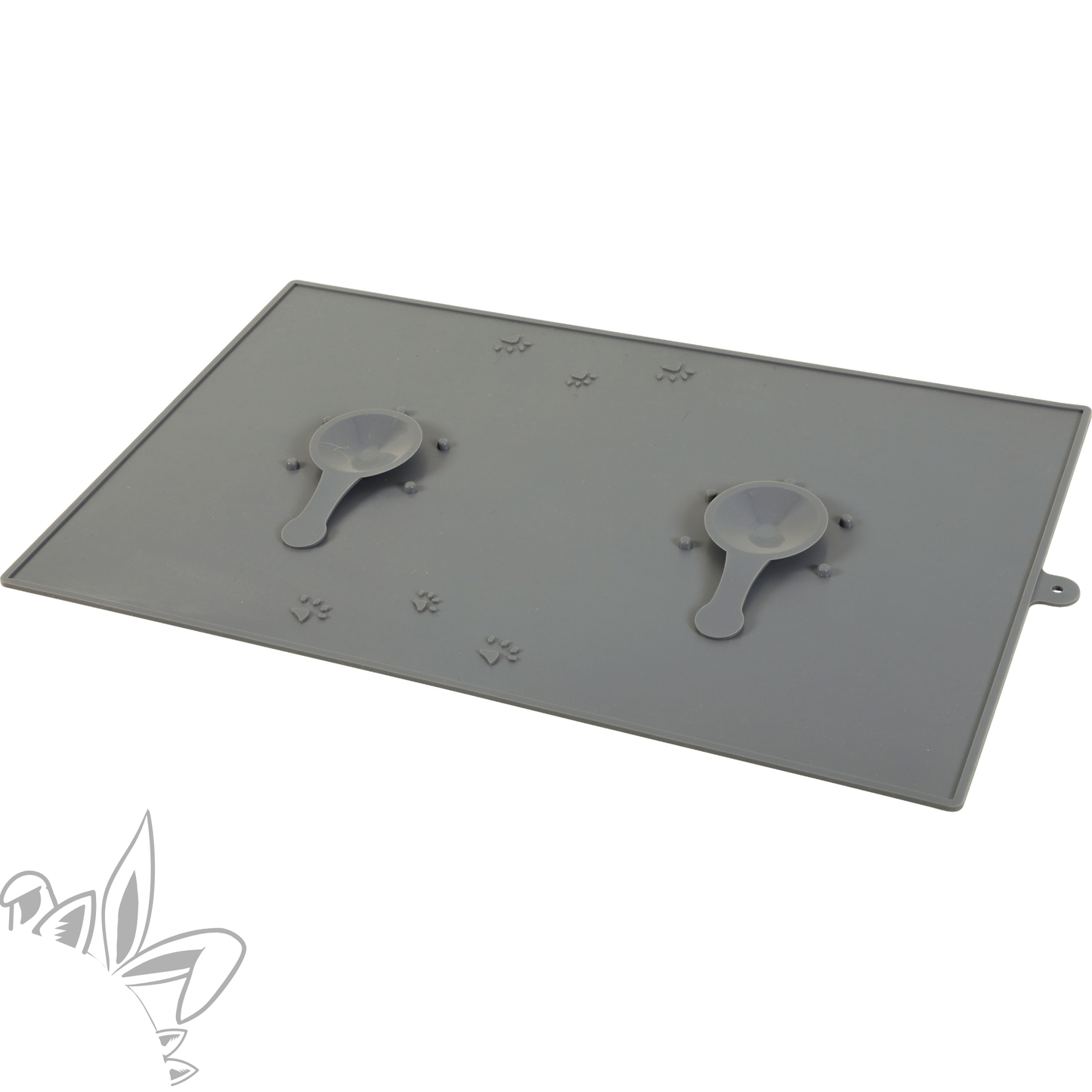 Tapis anti dérapant ventouse pour gamelle pour chien