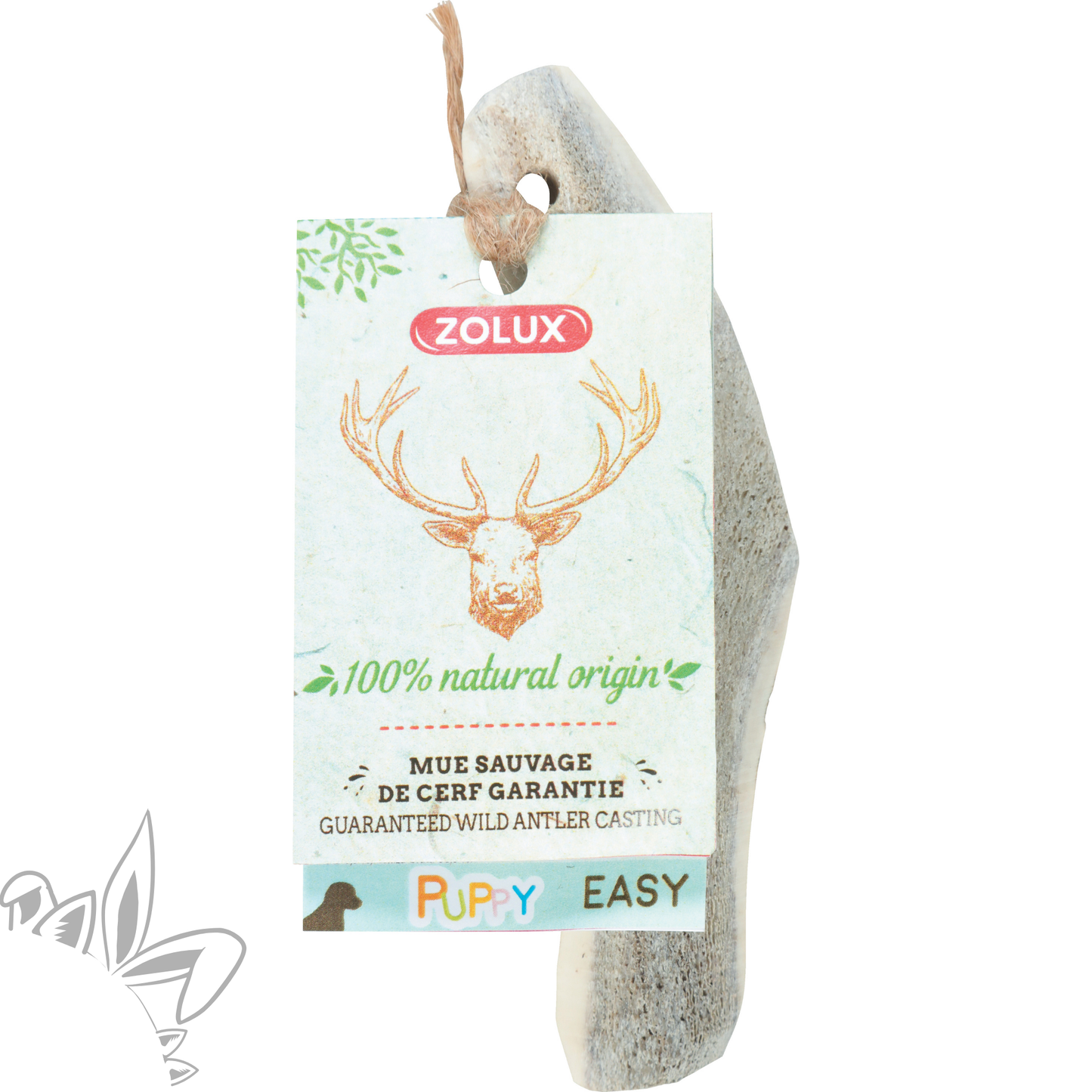 Bois de cerf biseauté