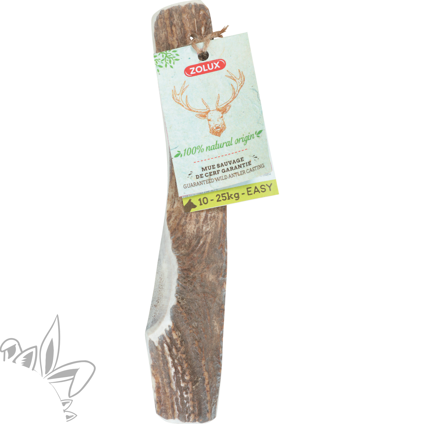 Bois de cerf biseauté
