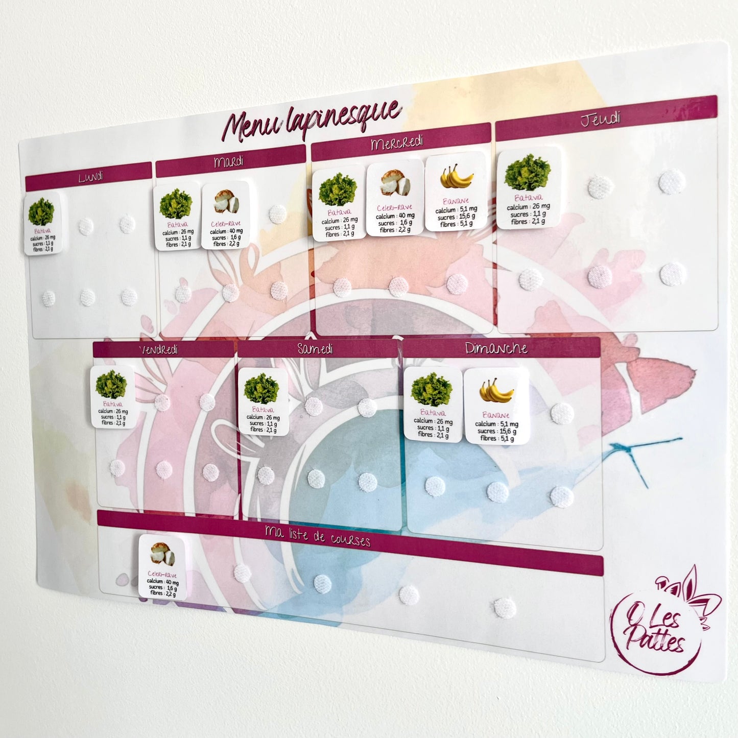 Organisateur de repas Lapinesque Family - Astic’Home