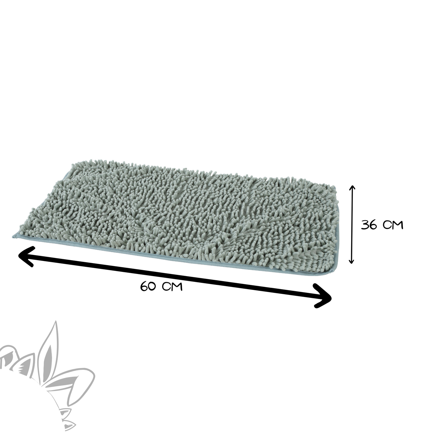 Tapis absorbant en microfibre