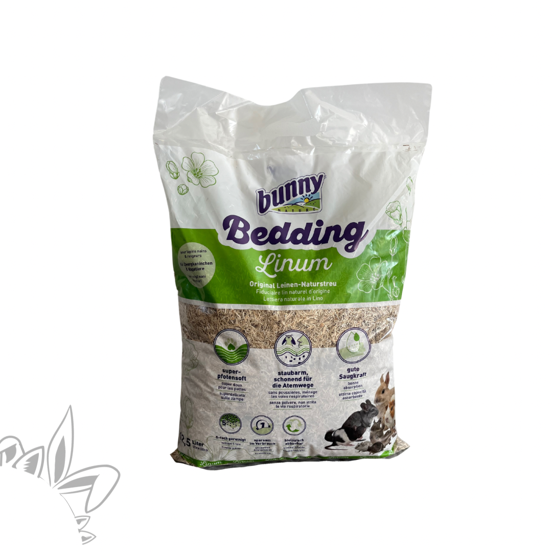 Litière en lin Bunny Nature Linum