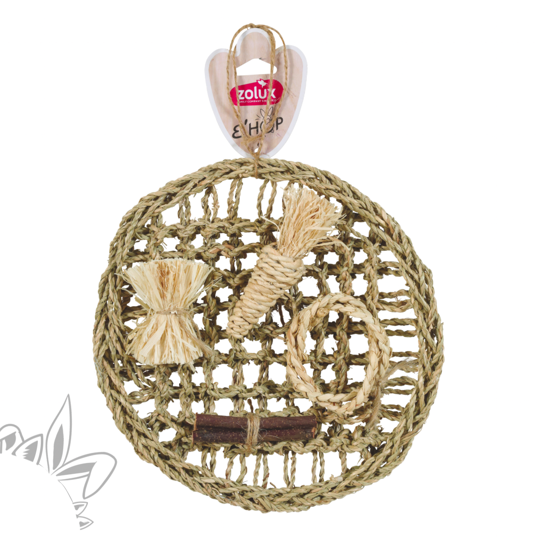 Tapis de jeu naturel pour lapin zolux ehop