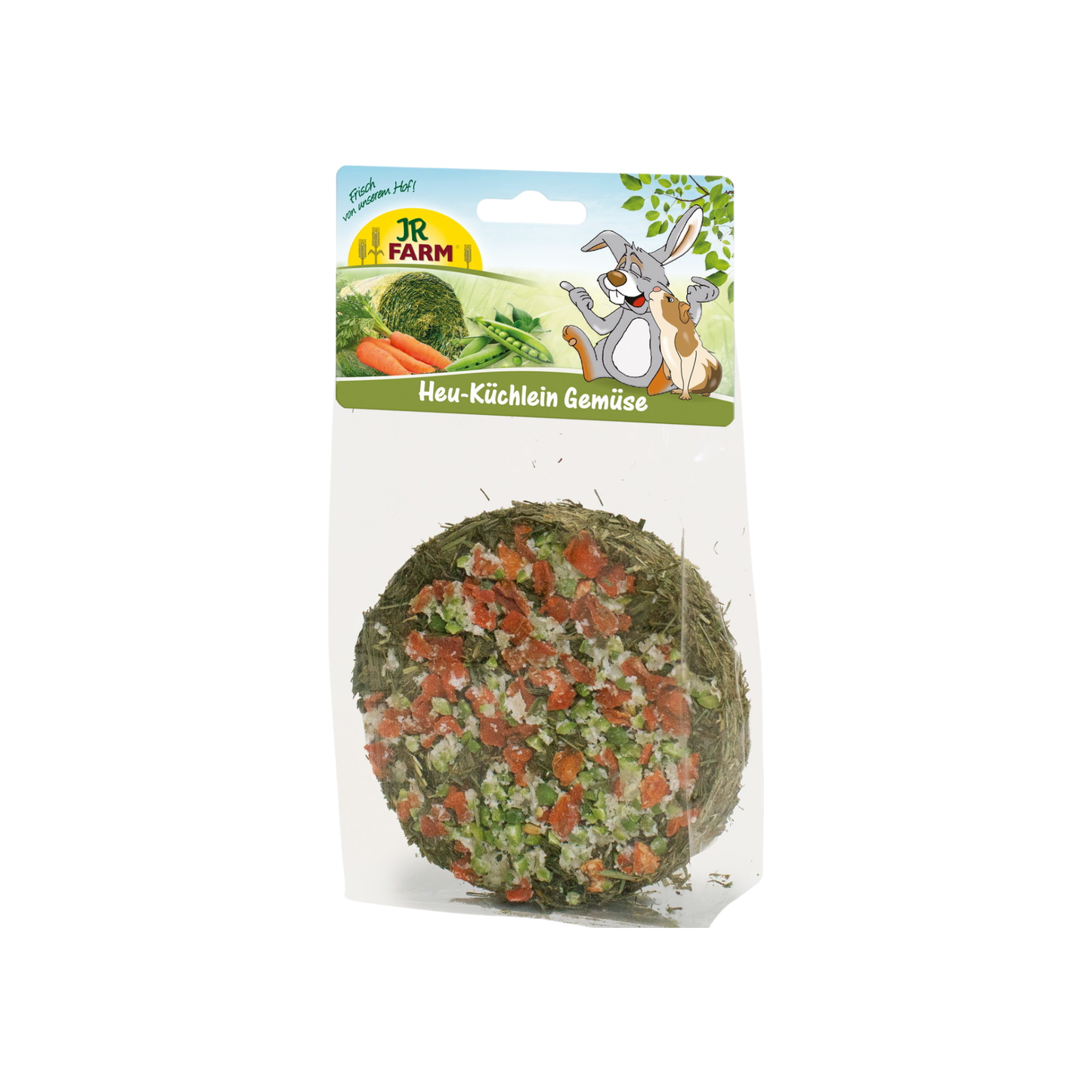 friandise au foin et légumes pour lapin, riche en fibres