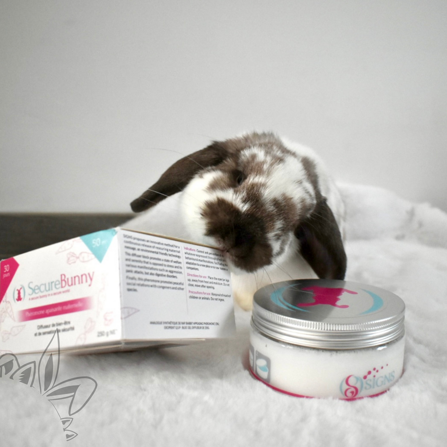 SecureBunny - Phéromones maternelles apaisantes pour lapin