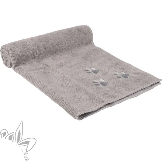 Serviette microfibres Grise