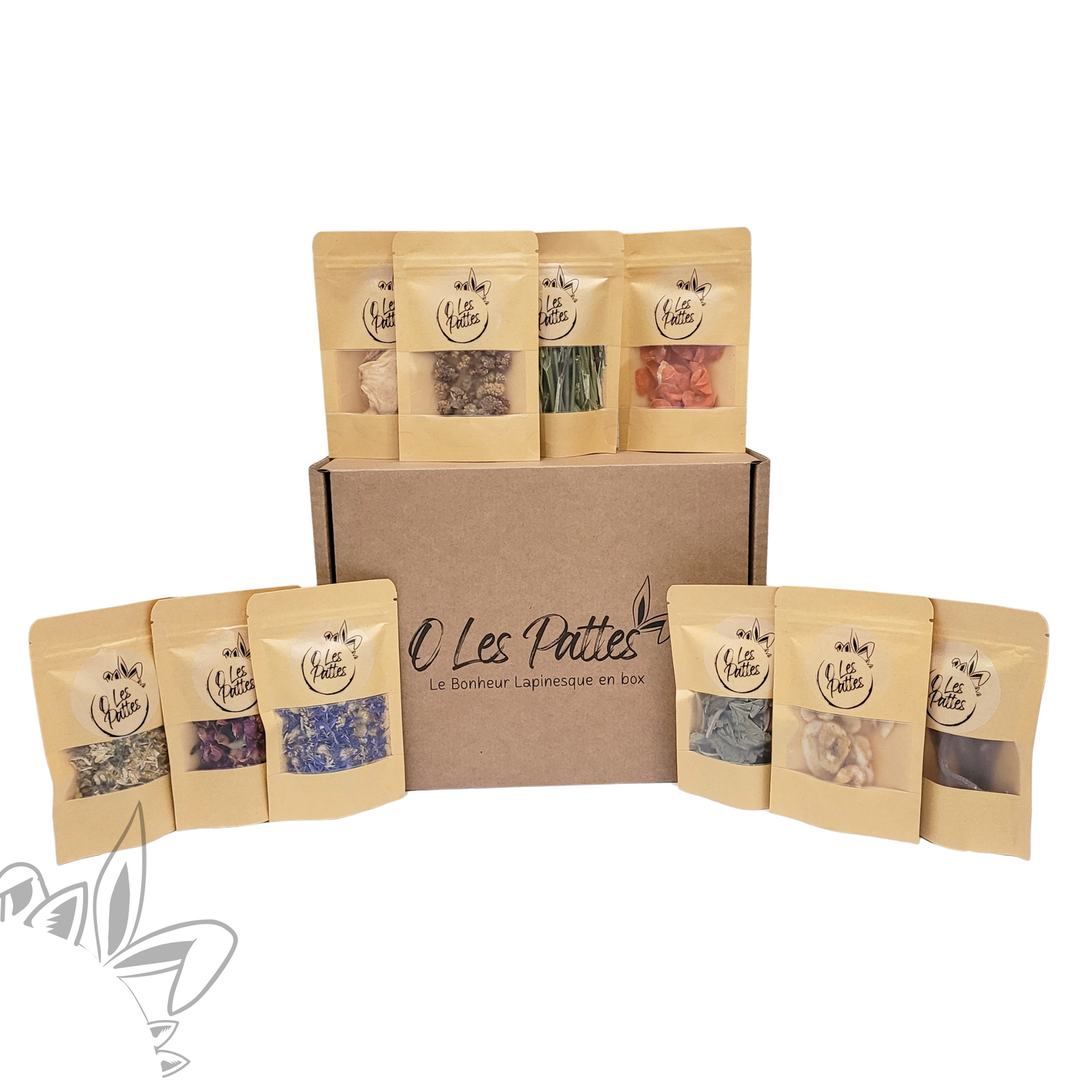 Box découverte friandises pour lapin

Découvrez la box gourmande offrant une expérience gustative unique à votre lapin. 

Un large choix de friandises naturelles séchées soigneusement sélectionnées pour votre lapin afin lui faire découvrir ou redécouvrir une multitude de goûts grâce à des produits sains. 