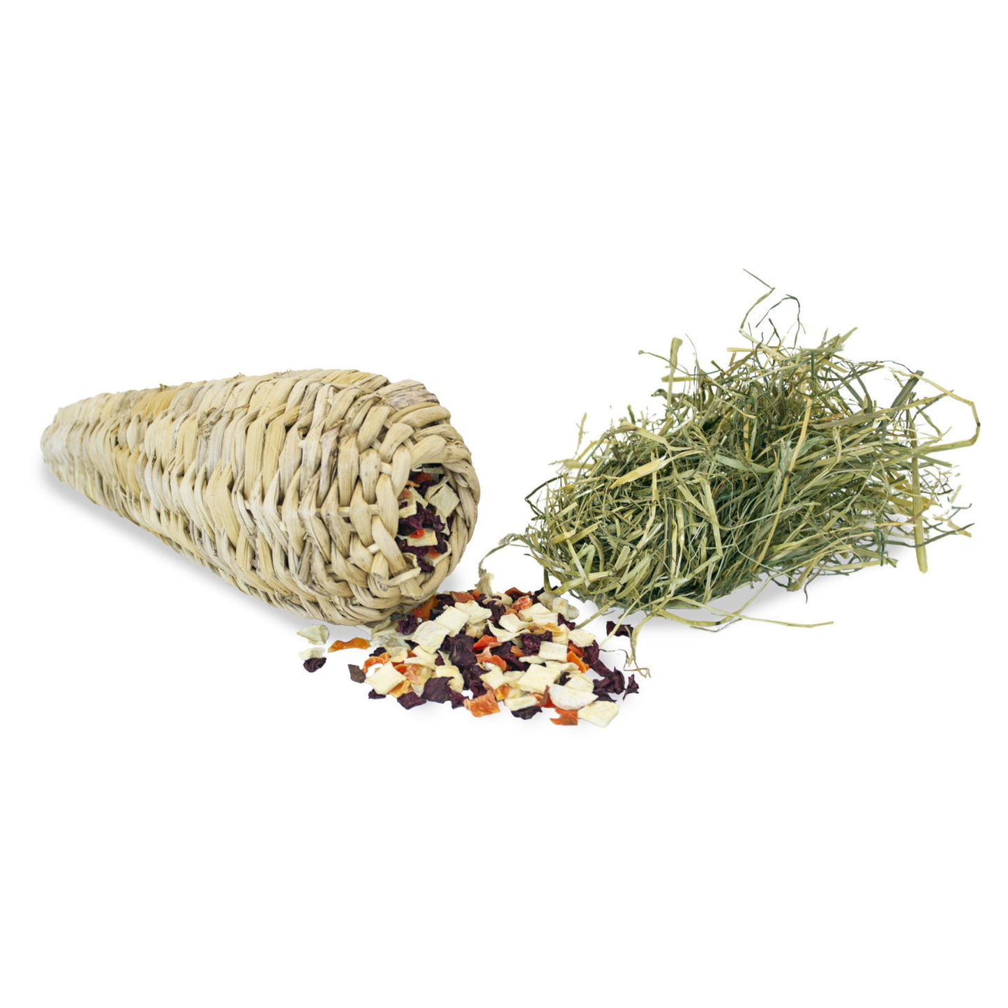 Carotte fourrée aux friandises, jeu pour lapin