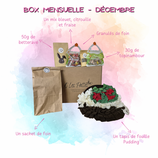 Box mensuelle pour lapin