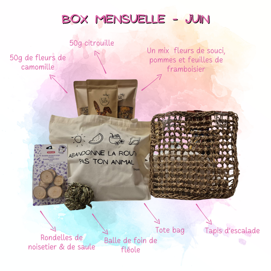 Box mensuelle pour lapin