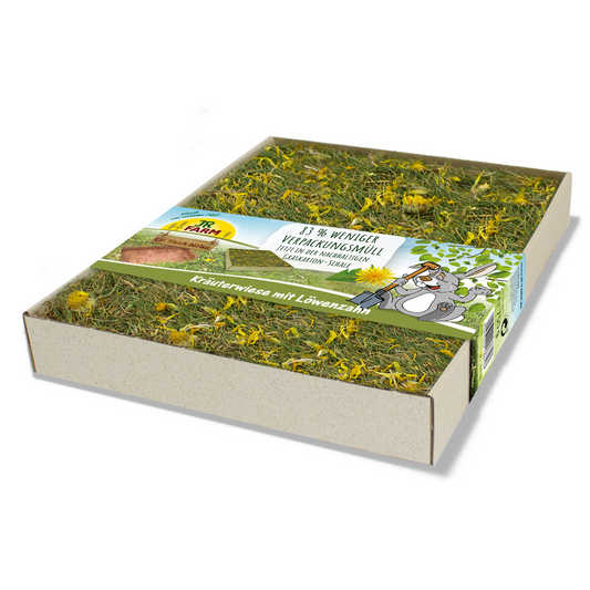 Tapis à creuser aux pissenlits pour lapin - JR FARM
Jouer, manger ou encore creuser sont des comportements indispensables à un lapin heureux. En choisissant ce tapis à creuser naturel pour votre lapin enrichi aux pissenlits, vous prenez soin de sa santé grâce à un taux de fibres élévé qui facilite le transit, et à la séléction stricte des produits qui le composent, tous naturels et aux longs moments de jeux qui l’attendent.
