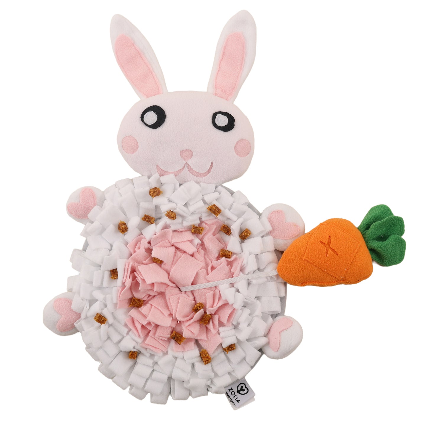 Tapis de fouille pour lapin LapiFouille - Zolia&nbsp;
Un jeu d'intelligence doux et stimulant pour cacher les friandises et apaiser votre compagnon