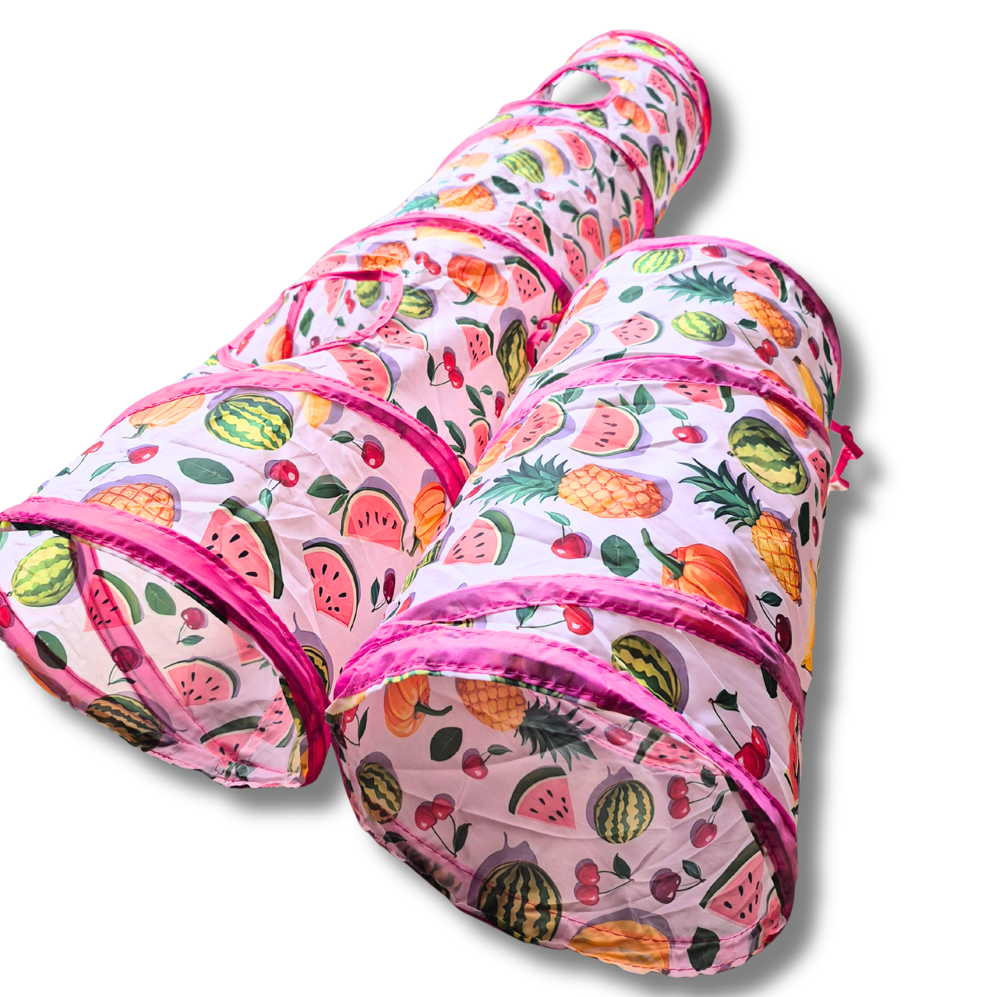 Tunnel pour lapin motif fruit