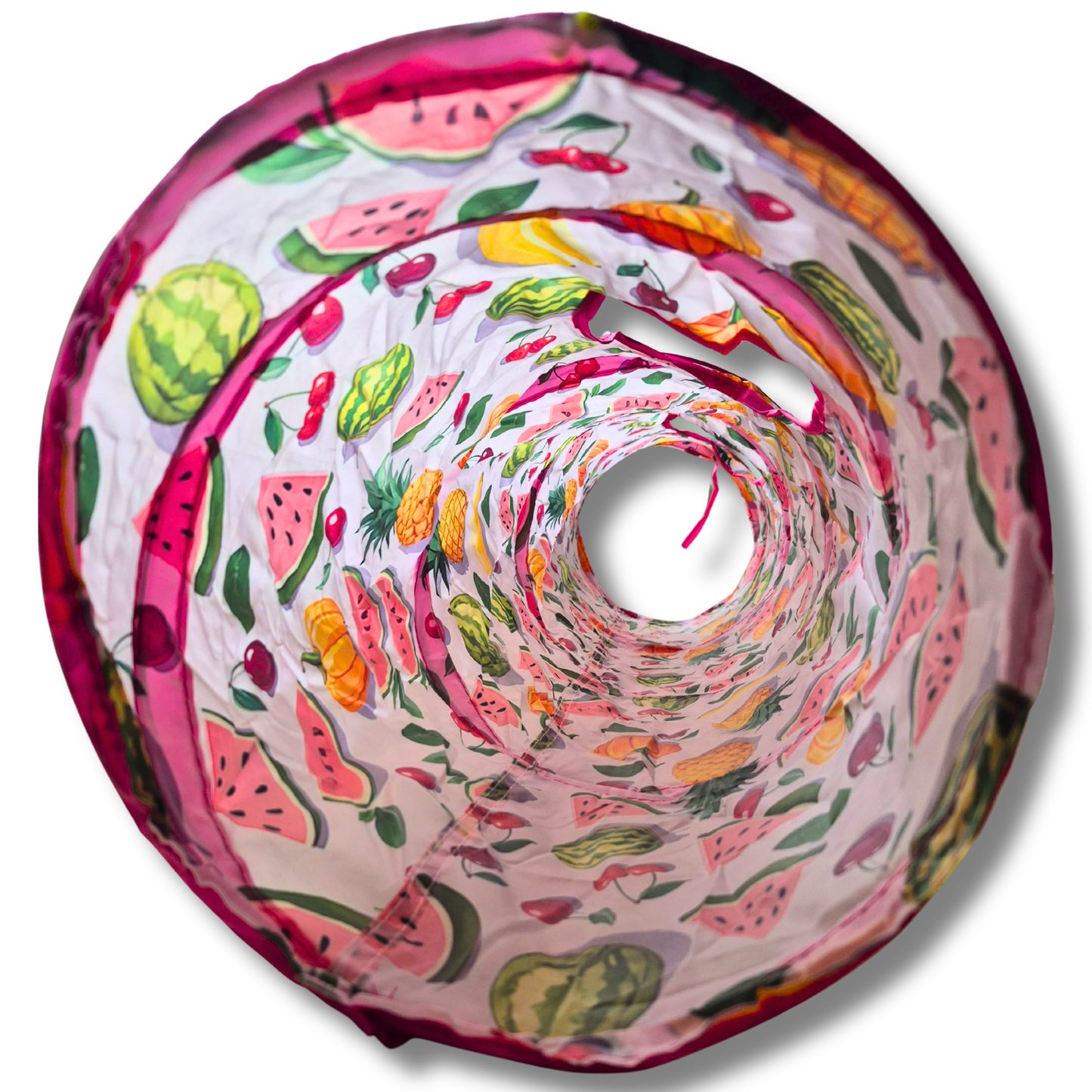 Tunnel pour lapin motif fruit