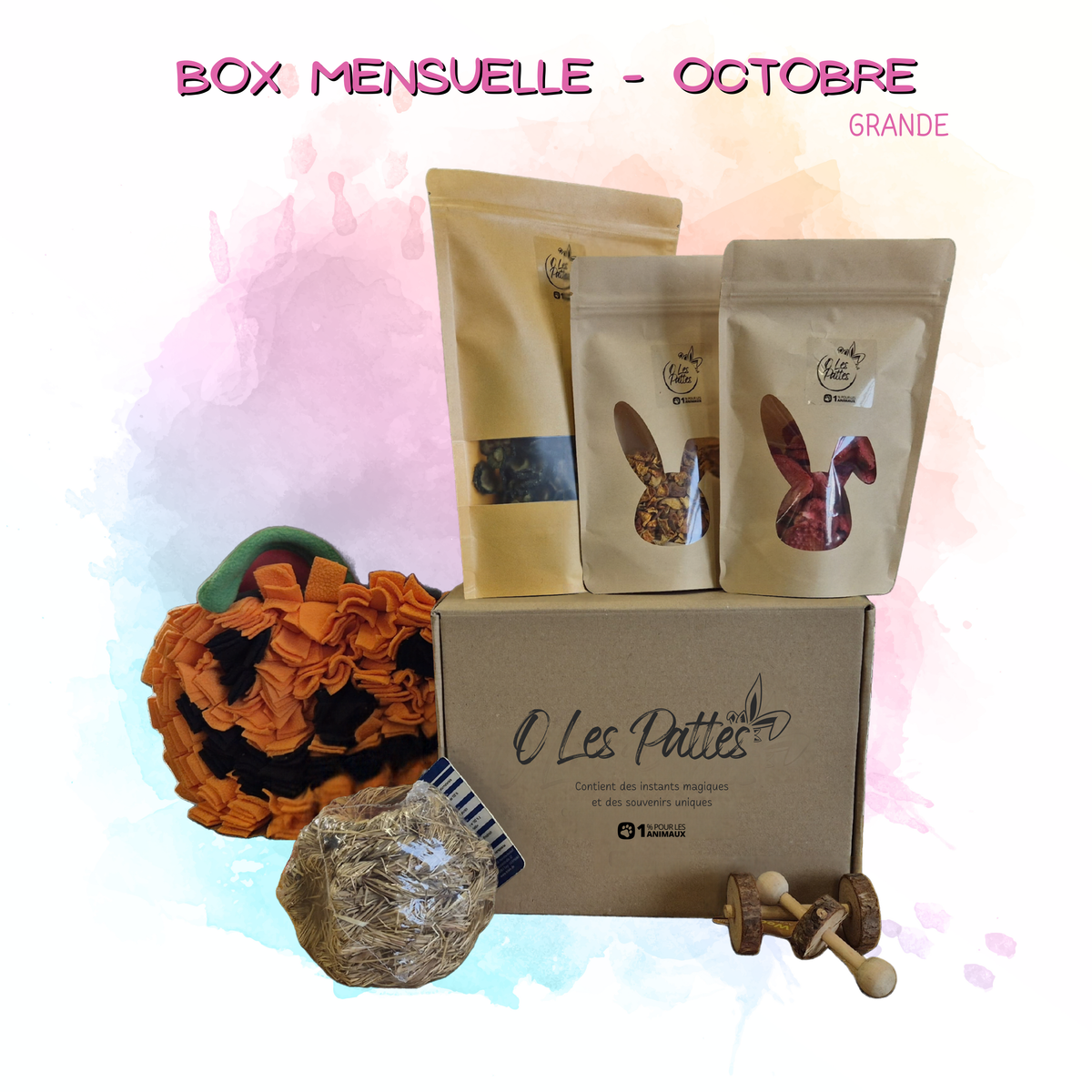 Box mensuelle pour lapin