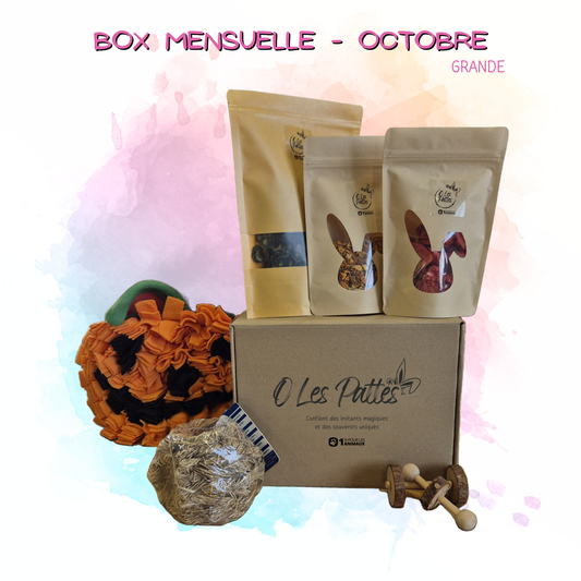 Box mensuelle pour lapin