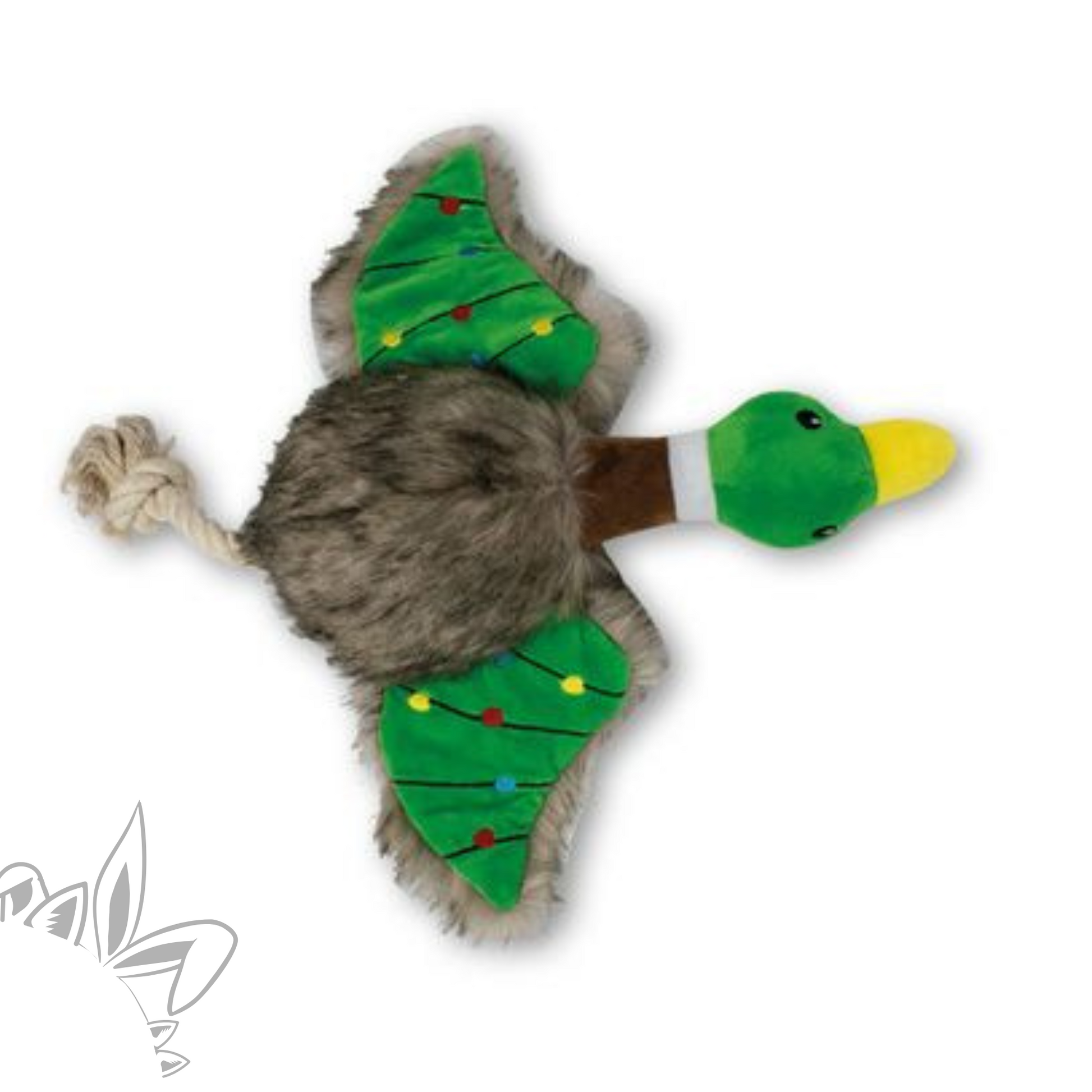 peluche pour chien en forme de canard