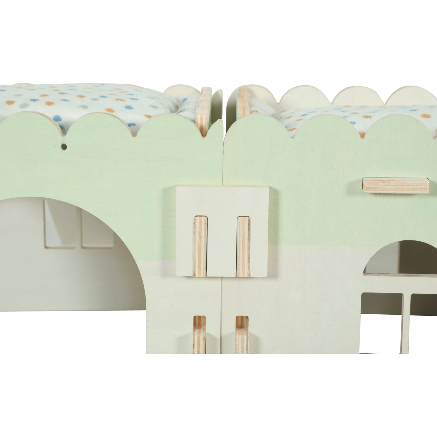 Maison modulable en bois pour lapin COSY