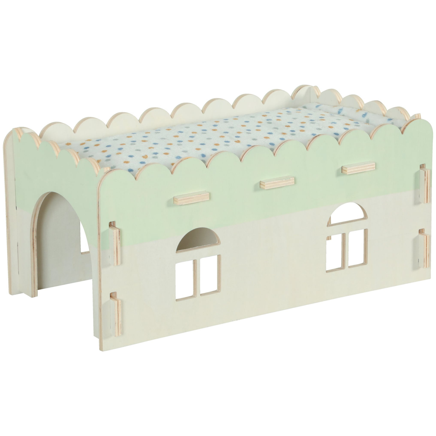 Maison modulable en bois pour lapin COSY