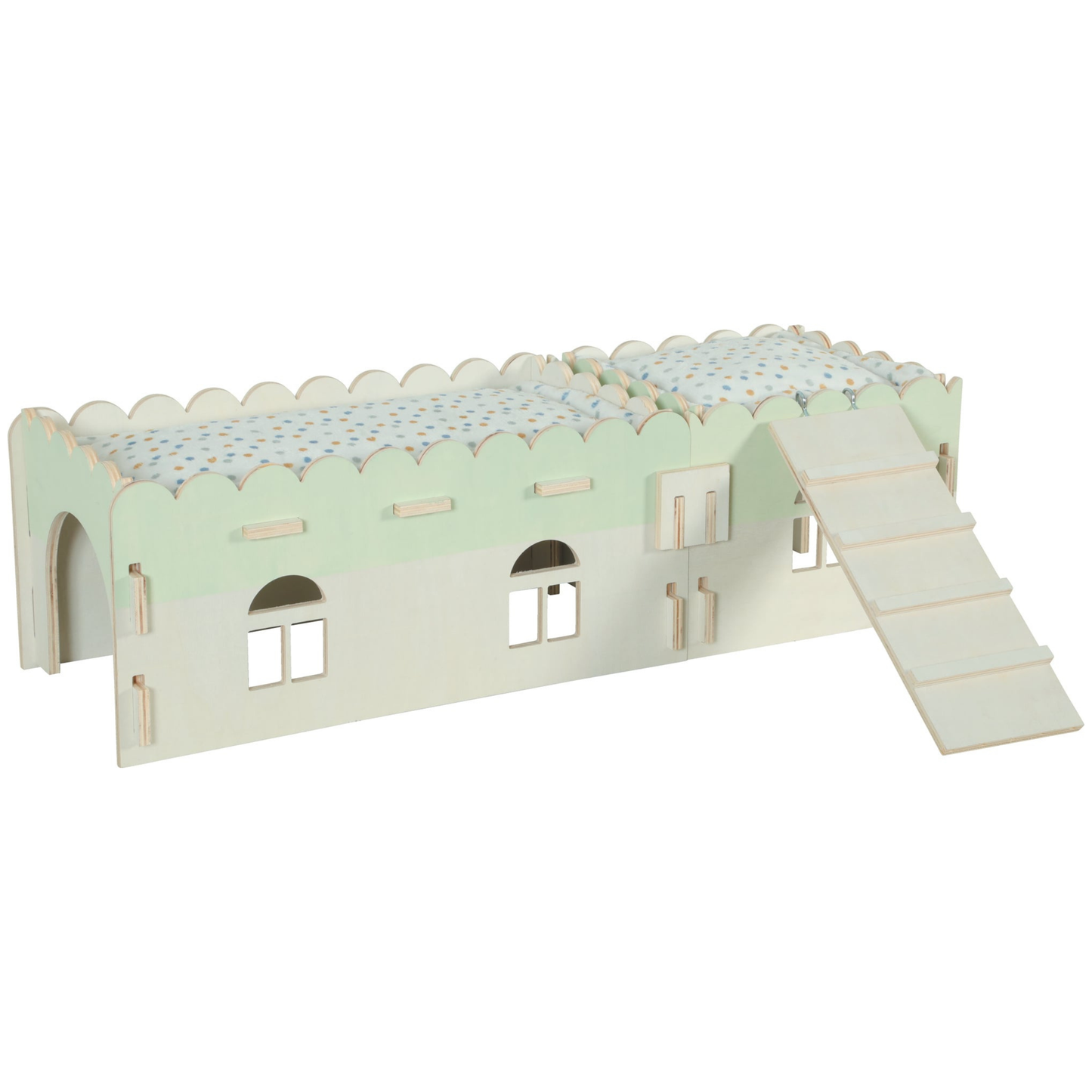 Maison modulable en bois pour lapin COSY