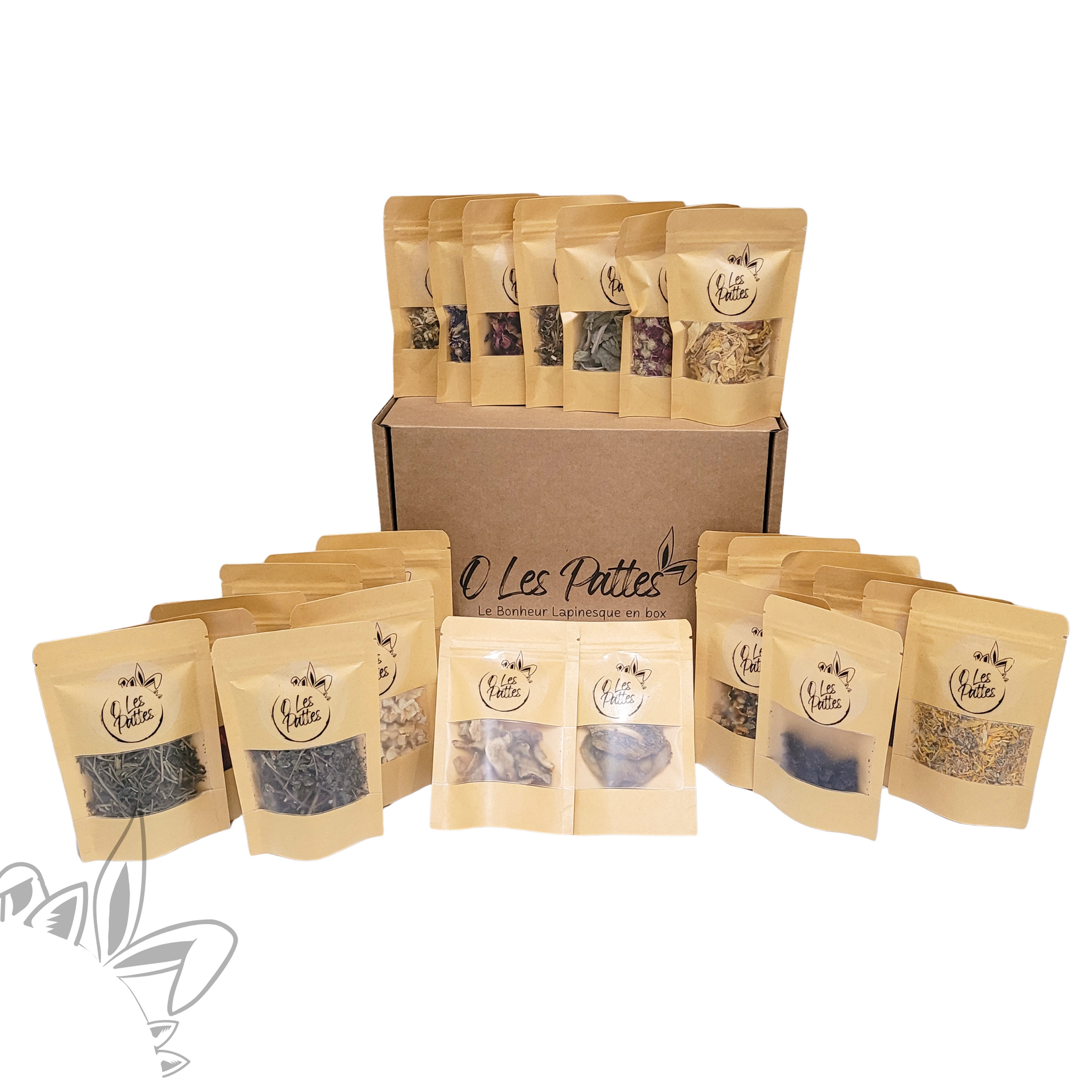 Box découverte friandises pour lapin

Découvrez la box gourmande offrant une expérience gustative unique à votre lapin. 

Un large choix de friandises naturelles séchées soigneusement sélectionnées pour votre lapin afin lui faire découvrir ou redécouvrir une multitude de goûts grâce à des produits sains. 