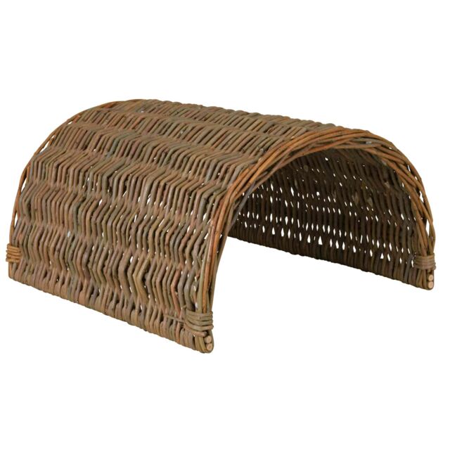 Pont en bois non traité pour lapin et rongeur, dimensions 30x16x30cm, accessoire de grignotage naturel