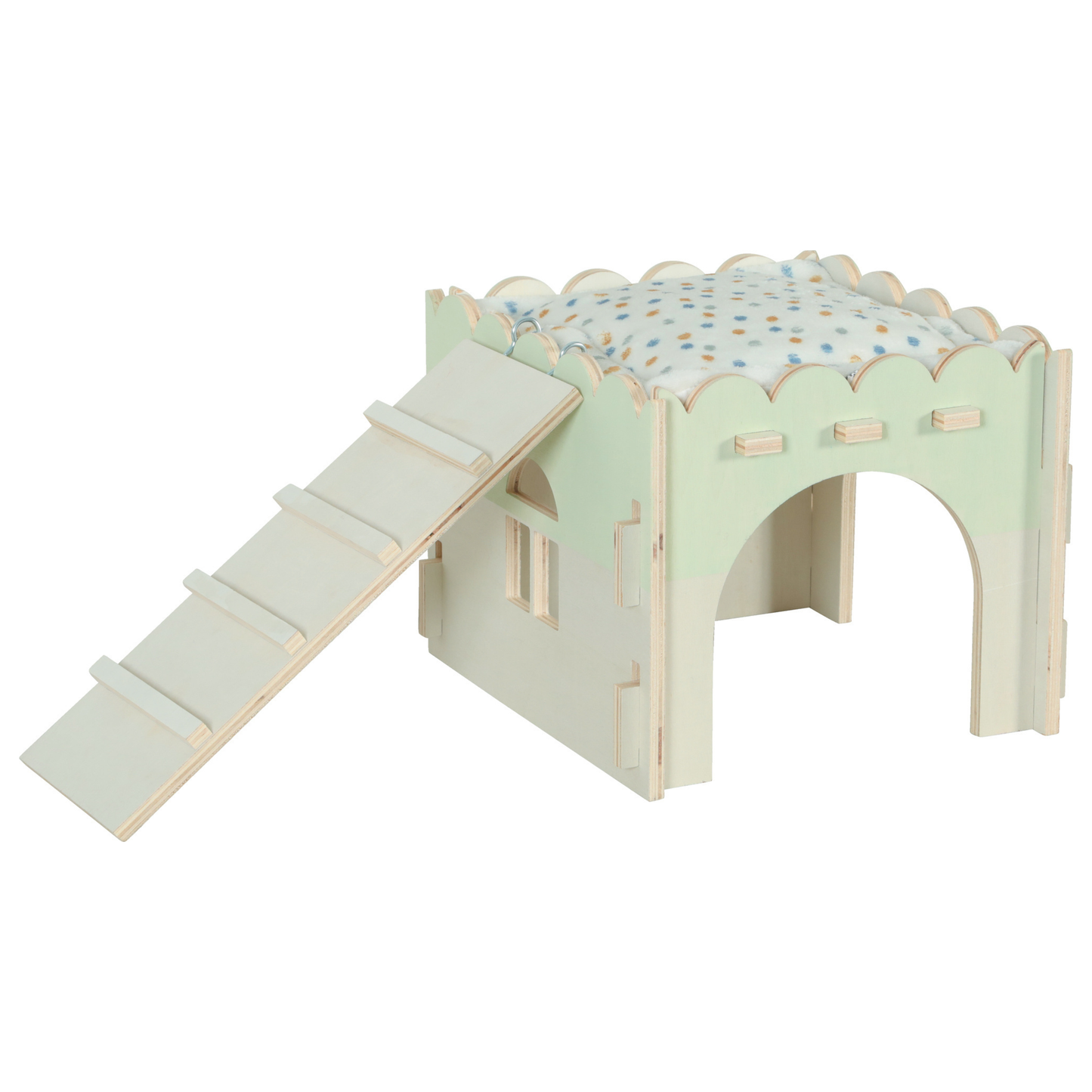 Maison modulable en bois pour lapin COSY