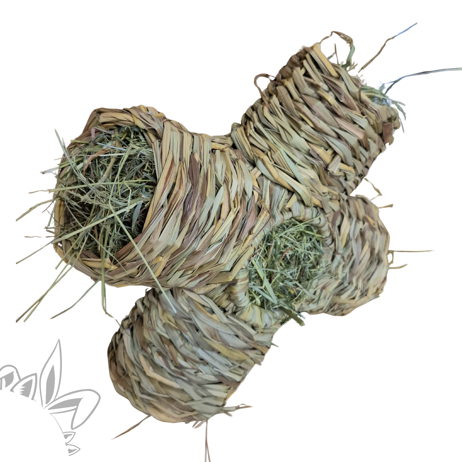 jeu au foin pour lapin