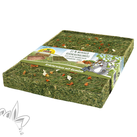 tapis à creuser au foin et légumes séchés pour lapin - JR FARM
