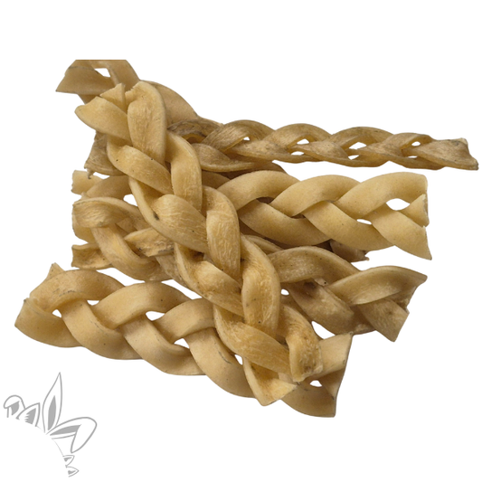 tresse de buffle pour chien, mastication et friandises