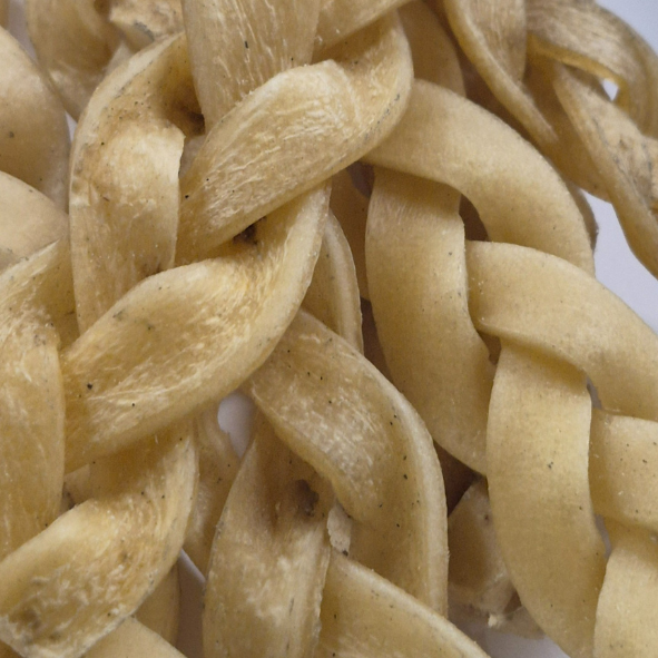 tresse de buffle pour chien, mastication et friandises